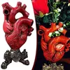 Vases Heart Vase Red Flower Pot For Bedroom Eco-friendly Easy To Use Resin Love Bloom