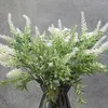 Decorative Flowers Delicate No Watering Vibrant Color Office Home Decor Artificial Flower Bouquet Plastic False Lavender Party Supplies