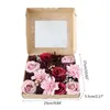 Decorative Flowers Wedding Artificial Rose Combo Box Set For DIY Bouquets Centerpieces Arrangements Party Home Decoration