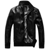 QNPQYX New Mens Jackets PU Clothing Locomotive Men Clothing Coat Men'S Leather Jacket Motorcycle Overcoat For Male Chaqueta