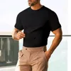 Mäns T -skjortor Herrarna Solid Raglan Short Sleeve Daily Casual Comfort Versatile Top Shirt