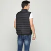 Heren down ontworpen man eend vest ultra licht jassen naadloze mannen mouwloze bovenkleding herfst winter waterdichte jas