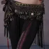 Sarongs Us Belly Dance Hip SjaG Coin Belt Tribal kostuum Fringe Tassel Belt Copper Belly Dancing Gordel te koop 230526