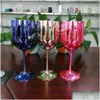 Wine Glasses Gold Plastic Acrylic Goblet Moet Chandon Champagne 480Ml Acrylics Cups Celebration Party Wedding Drinkware Drinks Moetw Dhijd