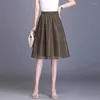 Skirts Coffee-colored Organza Short Skirt Female 2023 Summer High Waist A Mesh Loose Cover Crotch Tufted Umbrella