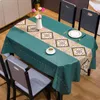 Table Cloth PVC Cover Boho Style Waterproof Geometric Tablecloths For Home Decoration