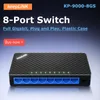 Commutateurs 8 ports Full Gigabit Plastic Network Network Interrupteur Ethernet