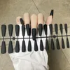 False Nails 24 Tips / Set Of Matte Super Long Artificial Nail Manicure