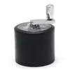 Smoking pipe 55mm zinc alloy hand operated cigarette grinder 4-layer rocker metal cigarette grinder cigarette crusher