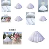 Petticoats Lolita Rock Brace Einstellbar Täglich Violent Cotton Candy Cloud Hochzeitskleid Ohne Knochen Weiches Garn Halbkörper Qcs0001A Drop D Dhznj