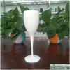 Wijnglazen Moe Cup Acryl Unbreakable Champagnes Wineglasses 175 ml Plastic Party Wedding Decoratie Drinkwarebekers Champagne Gla DH6RF