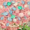 Dekorativa blommor 4st Artificial Silk Hortangea Wall 40 60cm Flower Mat Wedding Event Decor for Arrangements Party Home Decorations