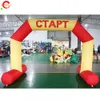 Outdoor Activiteiten Gratis Air Ship 2 Feets opblaasbare Archway Sport -evenementen Blow Up Arch Gate te koop