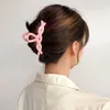 Other New Claw Clip for Women Tough Pink Plastic Hair Claw Large Geometric Headband Hair Clamps Crab Hair Clip Hair Gift