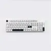 COMBOS PBT Space Man KeyCap Minimalist Bianco Black 140 Chiavi Profilo di ciliegia keycap tiesubbate per tastiera da gioco mechinacale