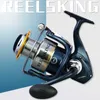 Acessórios Reel de pesca DA 10000/12000 S Série 13+1 BB Metal Double Rocker Rodante Rodando Drago Máximo 15kg Bait ao ar livre P230529