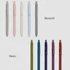 5pcs Retractable Gel Pen Set 0.5mm Writing Ink Pens Black Anti-fatigue Kawaii School Stationery Office Penna Press A