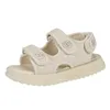 Sandaler Nya sommarbarn Sandaler Nyfödda spädbarn First Walkers Baby Boys Girls Sport Shoes Casual Soft Bottom Non-Slip Baby Beach Sandaler R230529