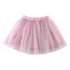 БОЛЬШИЕ девочки Тучка юбки в клетчатые блески тюл печь для вышивки танцевальные балеты юбок сетка
