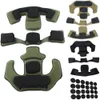 Cycling -helmen past op het team Wendy Helmet Pads Padding Kit Theraps Foam Tapijt voor Ach Mich Wendy Tactical Helmet Accessories 230526