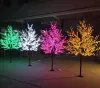 LED Artificial Cherry Blossom Tree Light Christmas Light 1152pcs LED -lampen 2m Hoogte 110220VAC Regenbestendige buitengebruik 8780317