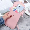 Wallets Designer Heart-shaped Luxury Handbags Women Bags Transparent Simple Retro Mobile Phone Bag 2023 Buckle