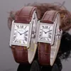 Women Watch for Women Watches panie kwarcowe mężczyzn luksusowy na rękę prostokąt na rękę mały designerski zegarek skórzany pasek zegarek wysokiej jakości