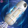 Mannelijke Masturbatie Cup Tong Echte Vagina Pocket Pusssy Machine Vibrator Volwassen Sexy Speelgoed voor Man Tool