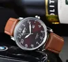 2023 Men's Watch Zeppelin Classic Three Hands with Date Genuine Leather Strap Business Fashion Watch