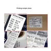 GP-9025T Thermal Label Printing Machine 81mm Width Heat-transfer/Direct-thermal Printer Barcode Sticker Clothing