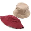 Bérets Vintage coton lavé seau chapeau Hip Hop pour femmes couleur unie Jean casquette de pêche en plein air voyage soleil large bord plat haut plage