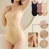 Women's Shapers Plus Size Women Body Shapewear Waist Trainer Slimming Underwear Abdomen Control Bodysuit Corset Seamless Pants Crotch Buckle