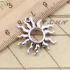 10st charms sun solsken 25x26mm tibetanska silverfärg hängsmycken antika smycken som gör diy handgjorda hantverk