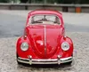 Diecast Model car 1 18 DieCast Classic Car Beetle Alloy Car Model High Simulation Toy Model Collection Decoration Boy Gift 230526