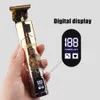 Haarschneider Haarschneidemaschine LCD-Display Haarschneider Wiederaufladbarer Bartrasierer Professioneller elektrischer Haarschneider für Männer 230526