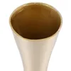 Vasen, 2er-Set, kleine Blumenvase, modern, dekorativ, für Heimdekoration, Hochzeit oder Geschenk (Gold)