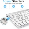 Combos 2.4G clavier allemand sans fil souris clavier multimédia Ultra mince souris Combo à faible bruit pour ordinateur portable de bureau Windows Smart TV