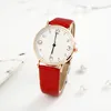 Minimalistisk modestudent Watchwomen Watch Quartz Watch Utsquisite Fashion Girl Watch Present Watchs - a