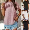 Dames blouses vrouwen vrouwelijk top shirt tweed zomer zwart elegante en jeugdpruid streetwear y2k dames met