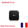 Wysyłka z Francji X96 Mini TV Box Android 11 OS Dual Wi -Fi S905W2 Quad Core 4K 1080p Full HD Player x96Mini 100m LAN