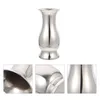 Vases Vase Flower Decor Home Metal Tabletop Steel Stainless Modern Flowers Tall Room Desktop Holder Floor Ornament Decoration