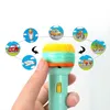 Baby Sleeping Story Book Flashlight Projector Torch Lamp Toy Early Education Toy for Kid Holiday Birthday Gift Light Up Toy