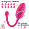 Choque eléctrico Vaginal Kegel Ball Vibradores de huevo para mujeres Punto inalámbrico Clítoris Juguetes sexuales Vibrador femenino