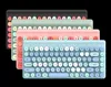 Kombinasyonlar 2.4g kablosuz klavye ve fare seti moda tur klavyesi Sessiz kablosuz klavye fare bilgisayar dizüstü bilgisayar için pc oyuncu aktarma