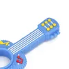 Ensembles de vaisselle sans BPA jouet de dentition à mâcher soulagement infantile gencives douloureuses guitare bébé jouets de dentition Silicone dentition