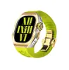 Custodia in lega di titanio premium + cinturino in gomma fluorurata AP Mod KIT Set per Apple Watch Ultra 49mm
