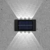 Wandleuchte Solar Outdoor 8/10/12/16LED Licht Wasserdichtes Led Sonnenlicht Für Garten Landschaft Balkon