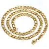 Halsbandörhängen Set 5/7/9mm Figaro Link Chain Armband Set For Women Men rostfritt stål eleganta vän gåvor 259