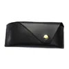 Sunglasses Cases Bags Solid Color Eyewear Cover for Women's Eyeglasses Case Men Reading Glasses Box with Metal Buckle