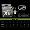 Braid Line Seaknight Brand Manster S9 300M 500M 9 Strands Loved Fishing Lines Multivilament PE CARP 230907